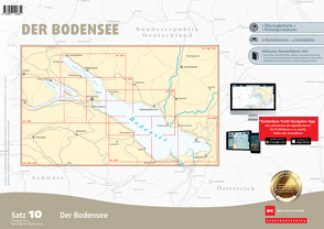 Sportbootkarten Satz 10: Bodensee (Ausgabe 2020)