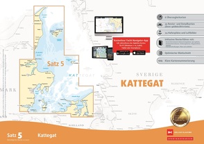 Sportbootkarten Satz 5: Kattegat (Ausgabe 2022)