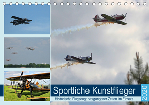 Sportliche Kunstflieger (Tischkalender 2020 DIN A5 quer) von Klünder,  Günther