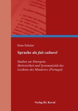 Sprache als fait culturel von Schulze,  Ilona