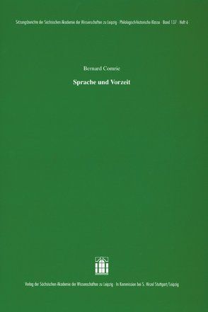 Sprache und Vorzeit von Comrie,  Bernard