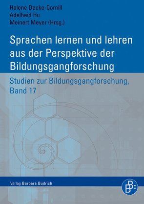 Sprachen lernen und lehren von Decke-Cornill,  Helene, Hu,  Adelheid, Meyer,  Meinert