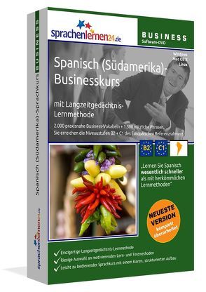 Sprachenlernen24.de Spanisch für Südamerika-Businesskurs Software