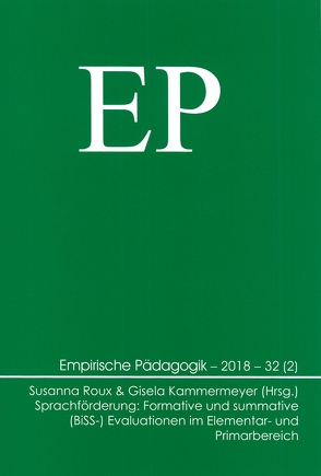 Sprachförderung: Formative und summative (BiSS-) Evaluationen im Elementar- und Primarbereich von Kammermeyer,  Gisela, Roux,  Susanna