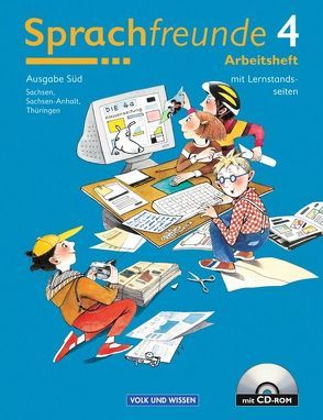 Sprachfreunde – Ausgabe Süd 2004 (Sachsen, Sachsen-Anhalt, Thüringen) / 4. Schuljahr – Arbeitsheft von Bartonicek,  Nina, Fürniß,  Helen, Kasten,  Beatrice, Szelenko,  Christine, Wegener,  Brigitte