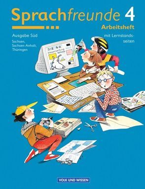 Sprachfreunde – Ausgabe Süd 2004 (Sachsen, Sachsen-Anhalt, Thüringen) / 4. Schuljahr – Arbeitsheft von Bartonicek,  Nina, Fürniß,  Helen, Kasten,  Beatrice, Szelenko,  Christine, Wegener,  Brigitte