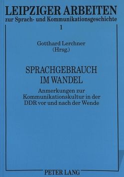 Sprachgebrauch im Wandel von Lerchner,  Gotthard