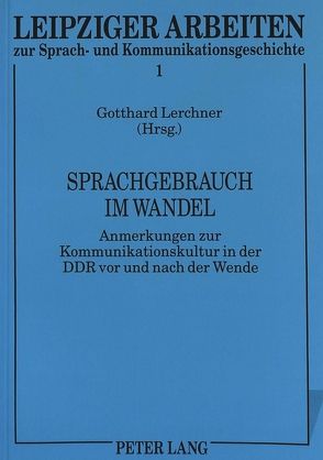 Sprachgebrauch im Wandel von Lerchner,  Gotthard