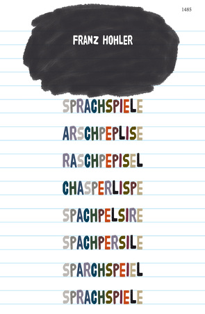 Sprachspiele von Eggermann,  Vera, Hohler,  Franz