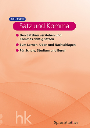 Sprachtrainer Deutsch – Satz und Komma von Mattle,  Andres