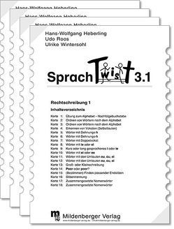 Sprachtwist. Lesen – Spannen – Kontrollieren / Sprachtwist 3, Arbeitskarten von Heberling,  Wolfgang, Roos,  Udo, Wintersohl,  Ulrike