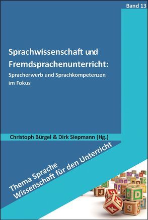 Sprachwissenschaft und Fremdsprachenunterricht: von Bürgel,  Christoph, Siepmann,  Dirk