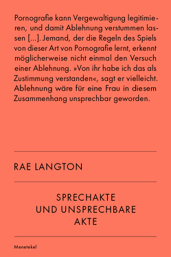 Sprechakte und unsprechbare Akte von Langton,  Rae