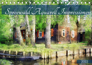 Spreewald Aquarell Impressionen (Tischkalender 2022 DIN A5 quer) von Frost,  Anja