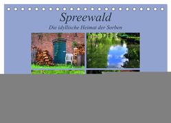 Spreewald – Idyllische Heimat der Sorben (Tischkalender 2024 DIN A5 quer), CALVENDO Monatskalender von Thauwald,  Pia