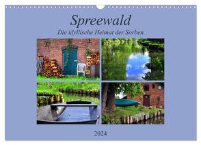 Spreewald – Idyllische Heimat der Sorben (Wandkalender 2024 DIN A3 quer), CALVENDO Monatskalender von Thauwald,  Pia