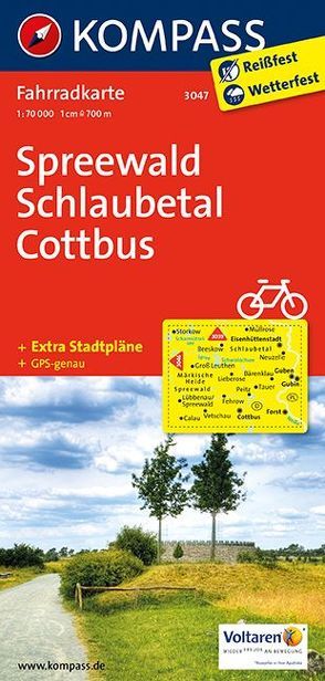KOMPASS Fahrradkarte Spreewald – Schlaubetal – Cottbus von KOMPASS-Karten GmbH