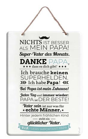 Spruchtafel »Danke, Papa«