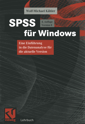 SPSS für Windows von Kähler,  Wolf Michael