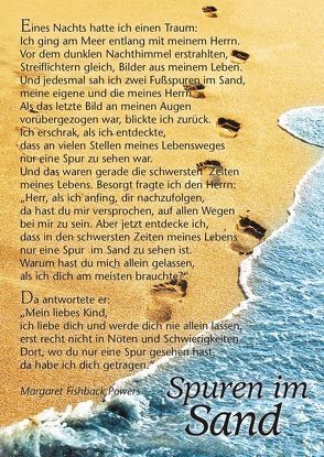 Spuren im Sand von Fishback Powers,  Margaret