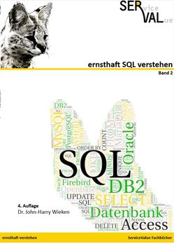 SQL Band 2 von Wieken,  John-Harry