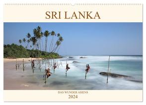 Sri Lanka Das Wunder Asiens (Wandkalender 2024 DIN A2 quer), CALVENDO Monatskalender von Brack,  Roland