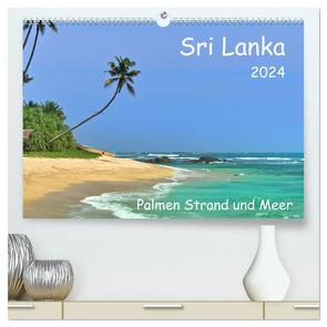 Sri Lanka, Palmen, Strand und Meer (hochwertiger Premium Wandkalender 2024 DIN A2 quer), Kunstdruck in Hochglanz von Böck,  Herbert