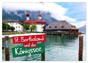 St. Bartholomä und der Königssee (Wandkalender 2024 DIN A2 quer), CALVENDO Monatskalender von Seidel,  Falko