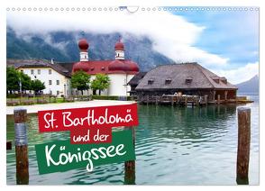 St. Bartholomä und der Königssee (Wandkalender 2024 DIN A3 quer), CALVENDO Monatskalender von Seidel,  Falko