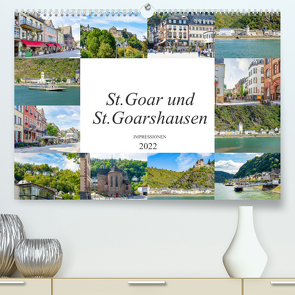 St. Goar und St. Goarshausen Impressionen (Premium, hochwertiger DIN A2 Wandkalender 2022, Kunstdruck in Hochglanz) von Meutzner,  Dirk