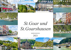 St. Goar und St. Goarshausen Impressionen (Wandkalender 2021 DIN A4 quer) von Meutzner,  Dirk