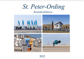 St. Peter-Ording Stranderlebnisse (Wandkalender 2022 DIN A2 quer) von Falke,  Manuela