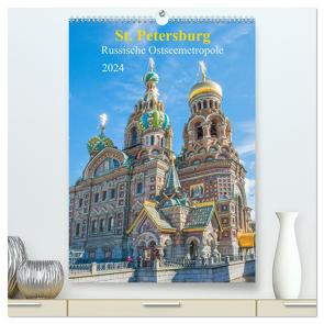 St. Petersburg – Russische Ostseemetropole (hochwertiger Premium Wandkalender 2024 DIN A2 hoch), Kunstdruck in Hochglanz von pixs:sell,  pixs:sell