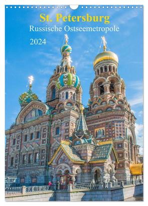 St. Petersburg – Russische Ostseemetropole (Wandkalender 2024 DIN A3 hoch), CALVENDO Monatskalender von pixs:sell,  pixs:sell