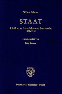 Staat. von Isensee,  Josef, Leisner,  Walter