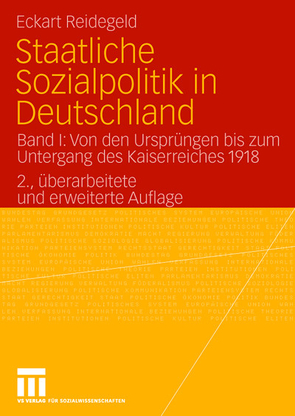 Staatliche Sozialpolitik in Deutschland von Reidegeld,  Eckart