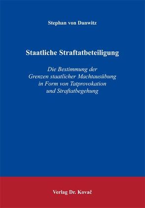 Staatliche Straftatbeteiligung von Danwitz,  Klaus S von