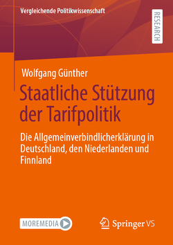 Staatliche Stützung der Tarifpolitik von Günther,  Wolfgang