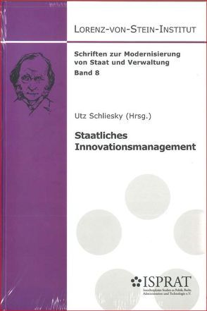 Staatliches Innovationsmanagement von Schliesky,  Utz