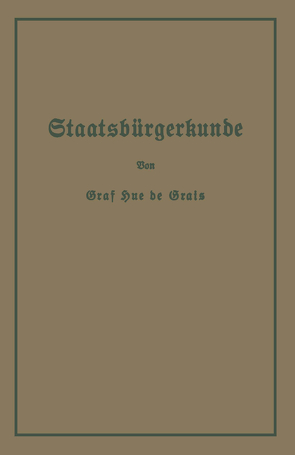 Staatsbürgerkunde von de Grais,  Hue