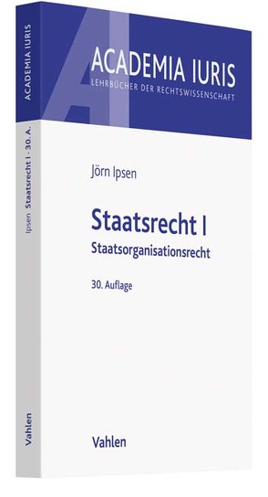 Staatsrecht I von Ipsen,  Jörn