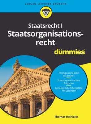 Staatsrecht I Staatsorganisationsrecht für Dummies von Heinicke,  Thomas