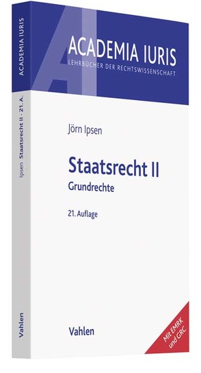 Staatsrecht II von Ipsen,  Jörn