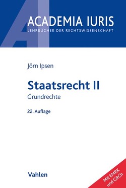 Staatsrecht II von Ipsen,  Jörn