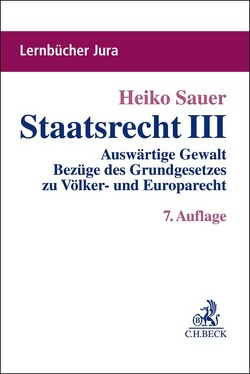 Staatsrecht III von Sauer,  Heiko