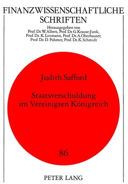 Staatsverschuldung im Vereinigten Königreich von Safford,  Judith