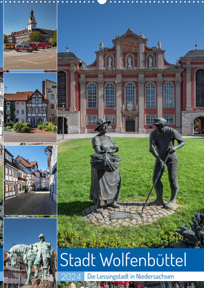 Stadt Wolfenbüttel (Wandkalender 2024 DIN A2 hoch), CALVENDO Monatskalender von Gierok-Latniak,  Steffen