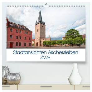 Stadtansichten Aschersleben (hochwertiger Premium Wandkalender 2024 DIN A2 quer), Kunstdruck in Hochglanz von Gierok / Magic Artist Design,  Steffen