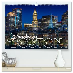 Stadtansichten aus Boston (hochwertiger Premium Wandkalender 2024 DIN A2 quer), Kunstdruck in Hochglanz von Viola,  Melanie