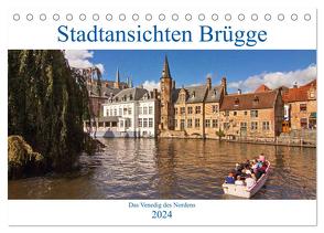 Stadtansichten Brügge – das Venedig des Nordens (Tischkalender 2024 DIN A5 quer), CALVENDO Monatskalender von Thiemann / DT-Fotografie,  Detlef